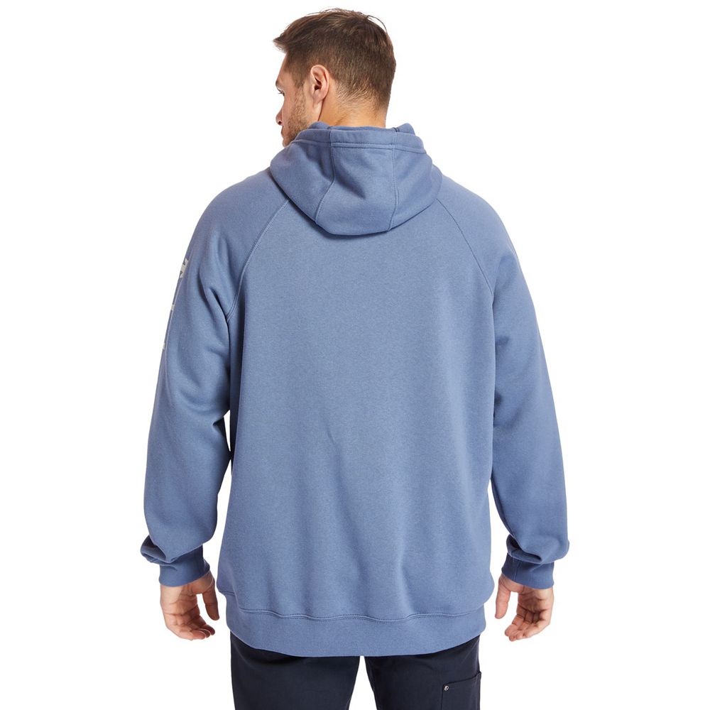 Timberland Φουτερ Ανδρικα Μπλε - Pro® Big & Tall Hood Honcho Sport Hoodie - Greece 8310769-SC